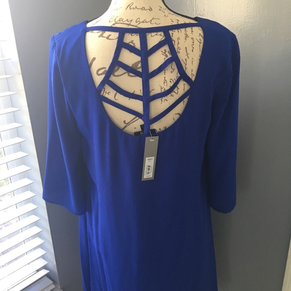 Blue mini dress!! NWT!!